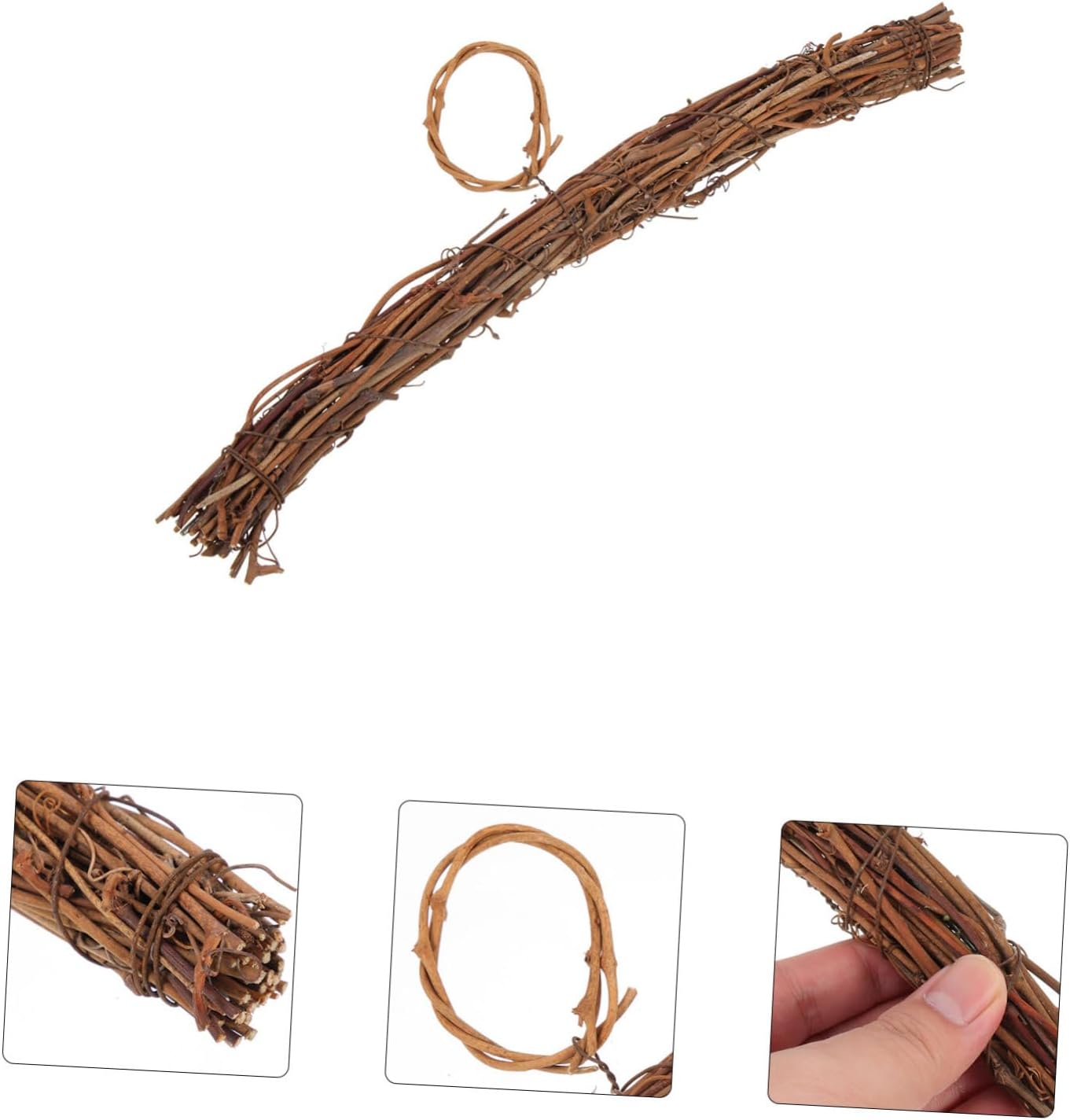 DIY Rattan Wreath Hanger for Home and Holiday Decor