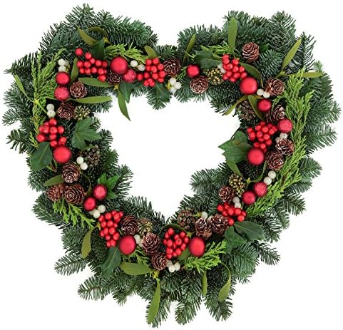 Pack of 2 Heart Shaped Wire Wreath Frames 12 Inches Dark Green Metal
