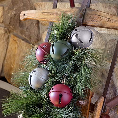 Haute Decor Jingle Bell Christmas Ornaments 6-Pack