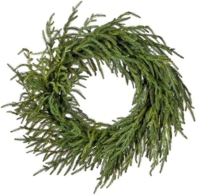 Afloral Real Touch Norfolk Pine Wreath 24 Inch