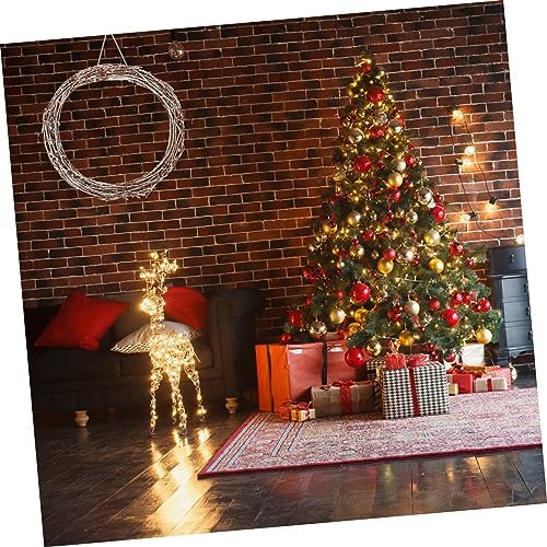 Handmade Rattan Wreath for Home Decor and Seasonal Crafts