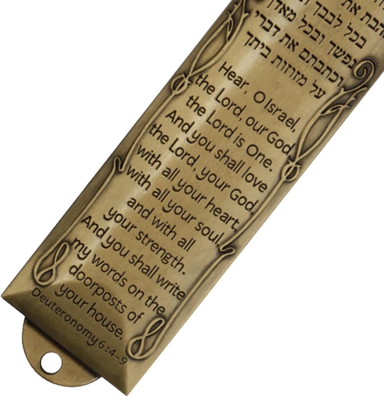 4X Sleek Mezuzah Door Ornament - Modern Jewish Decor