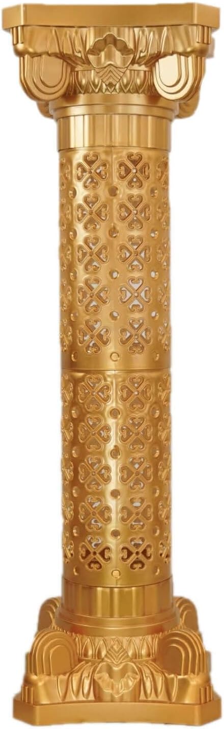Efavormart 4 Pack Gold Venetian Inspired Pedestal Stand