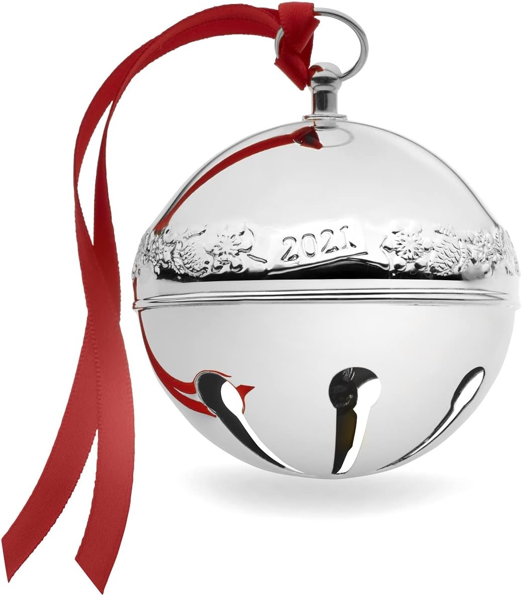 Wallace 51st Edition 2021 Silver Plated Sleigh Bell Ornament