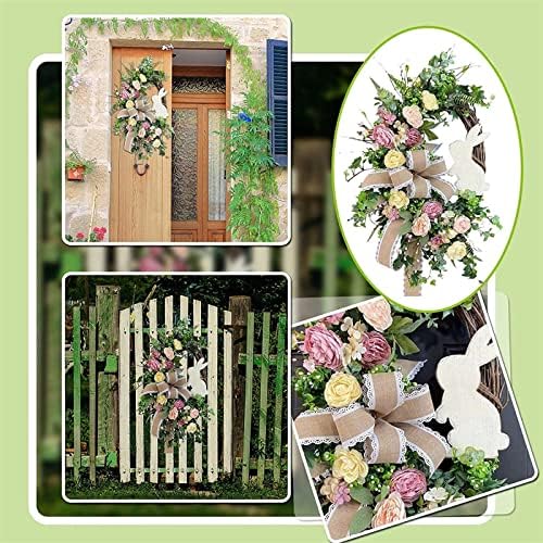 Valentines Outdoor Wreath Spring Easter Door Decor