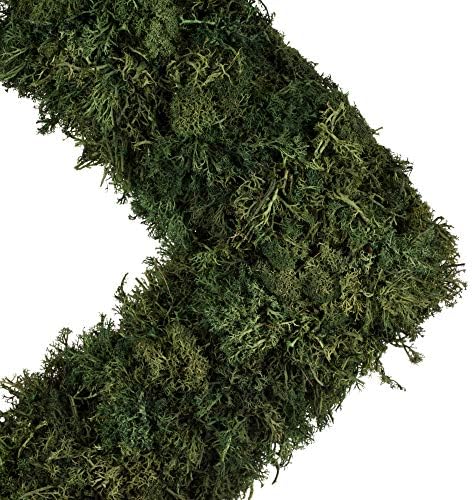Vickerman 155 Inch Artificial Reindeer Moss Wreath