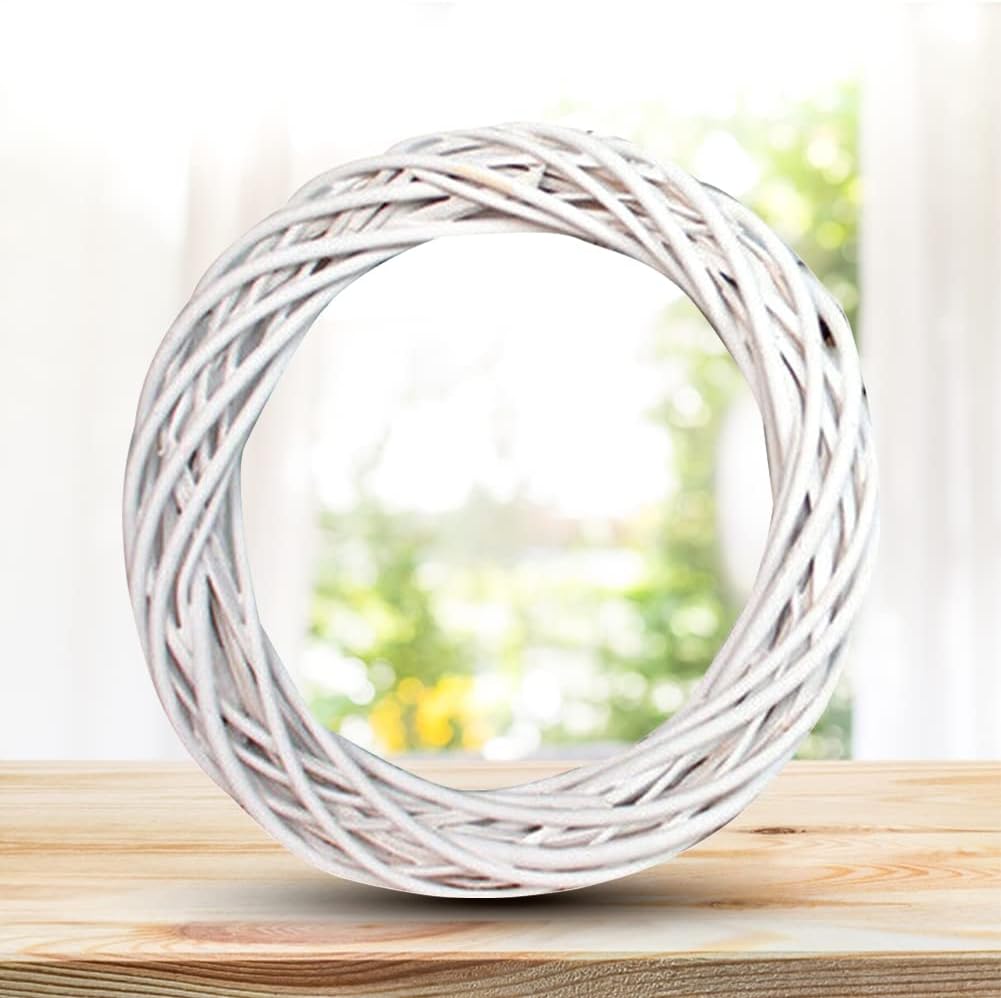 Twig Wreath Wicker Willow Rattan Braided Garland DIY Craft