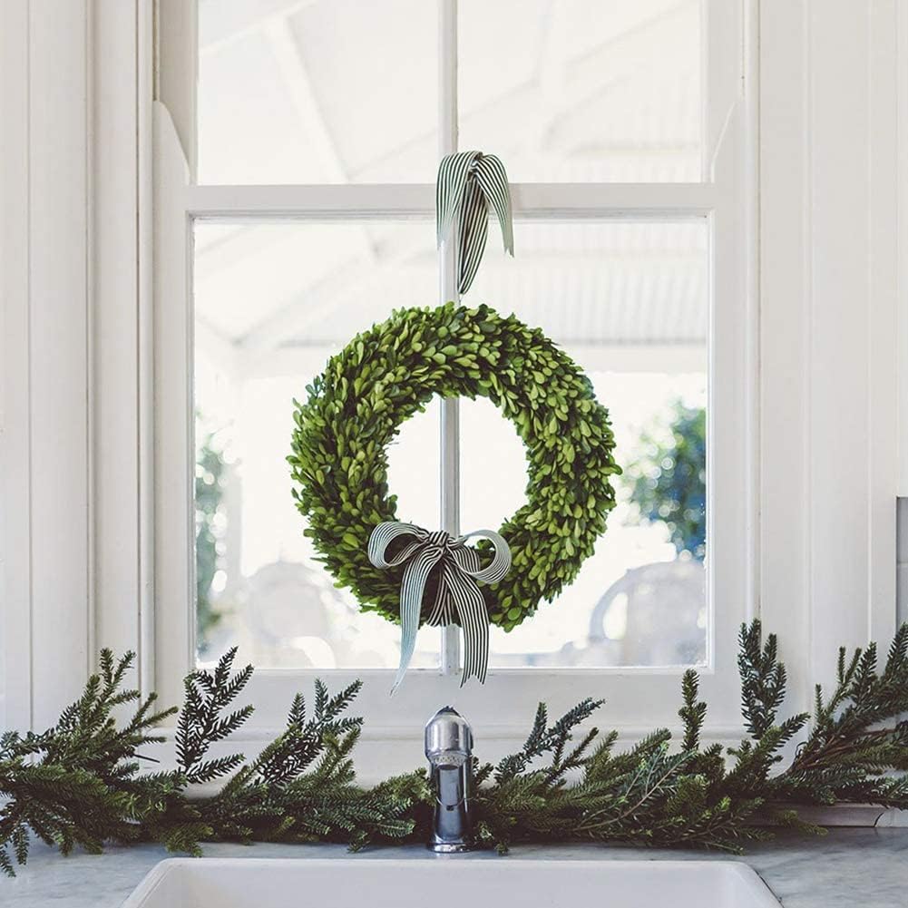 12 Inch Preserved Boxwood Wreath Home Decor