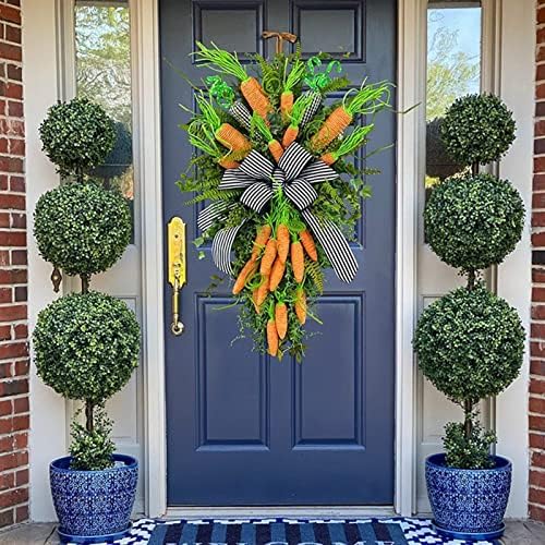 Cakina Easter Wreath Front Door Decor Spring
