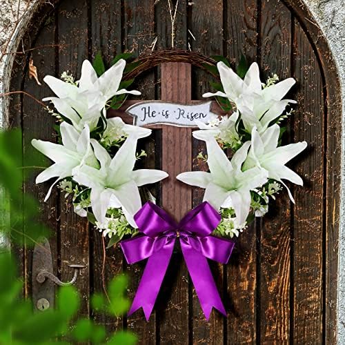 Panelee 18 Inch Easter Wreath Front Door Decor
