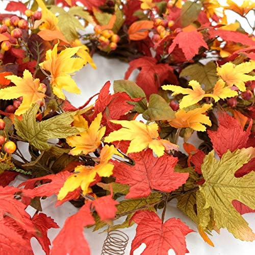 Idyllic 20 Inch Fall Wreath for Front Door