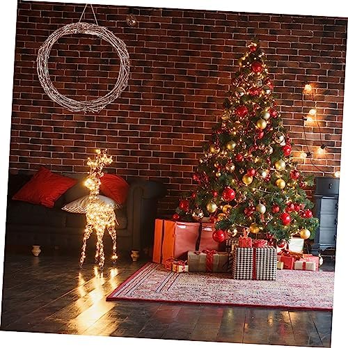 NOLITOY 1pc Rattan Wreath Garland for Home Decor