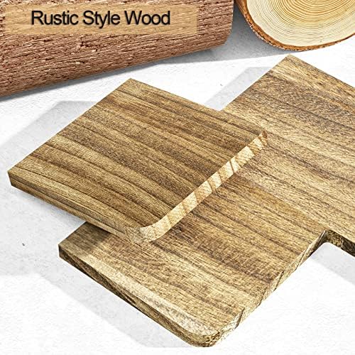 SRIWATANA Rustic Corner Shelf 2-Tier Wood Wall Mount