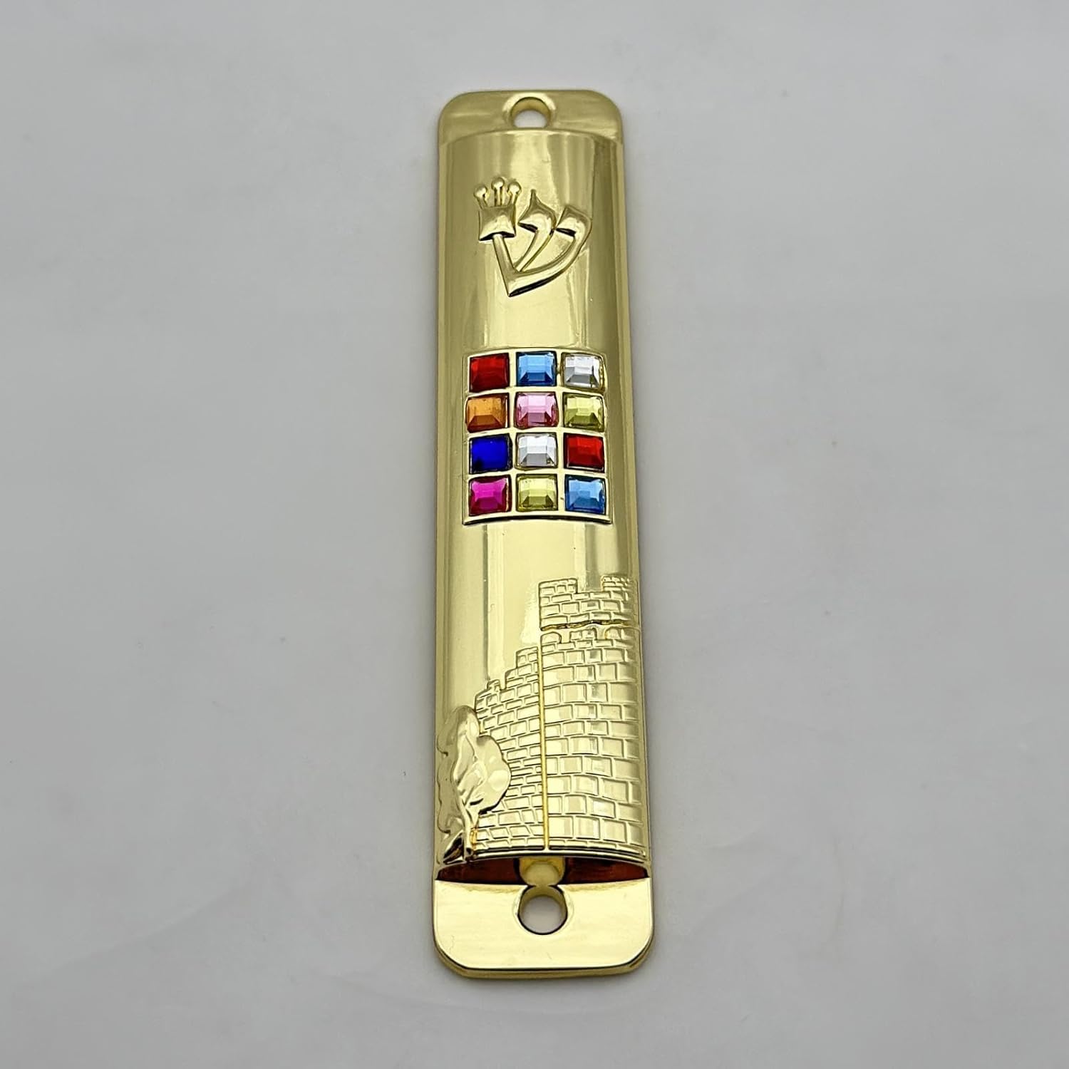 6X Door Mezuzah with Modern Zinc Alloy Design