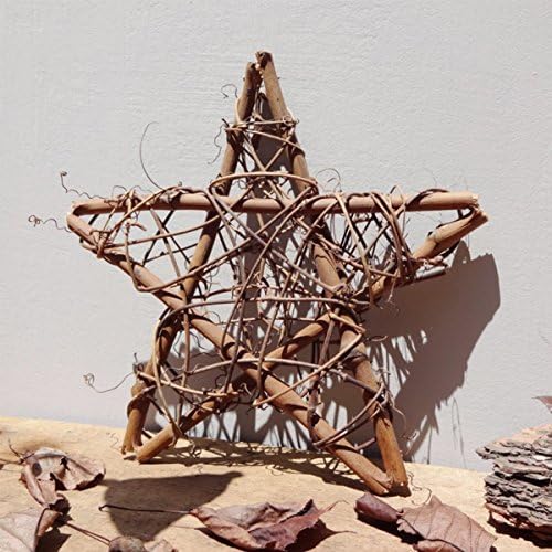 Natural Grapevine Star Shape Wreath DIY Christmas Decoration 12 Inches