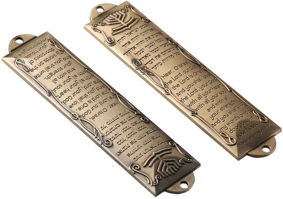 2Pcs Mezuzah Case with Easy Peel and Stick