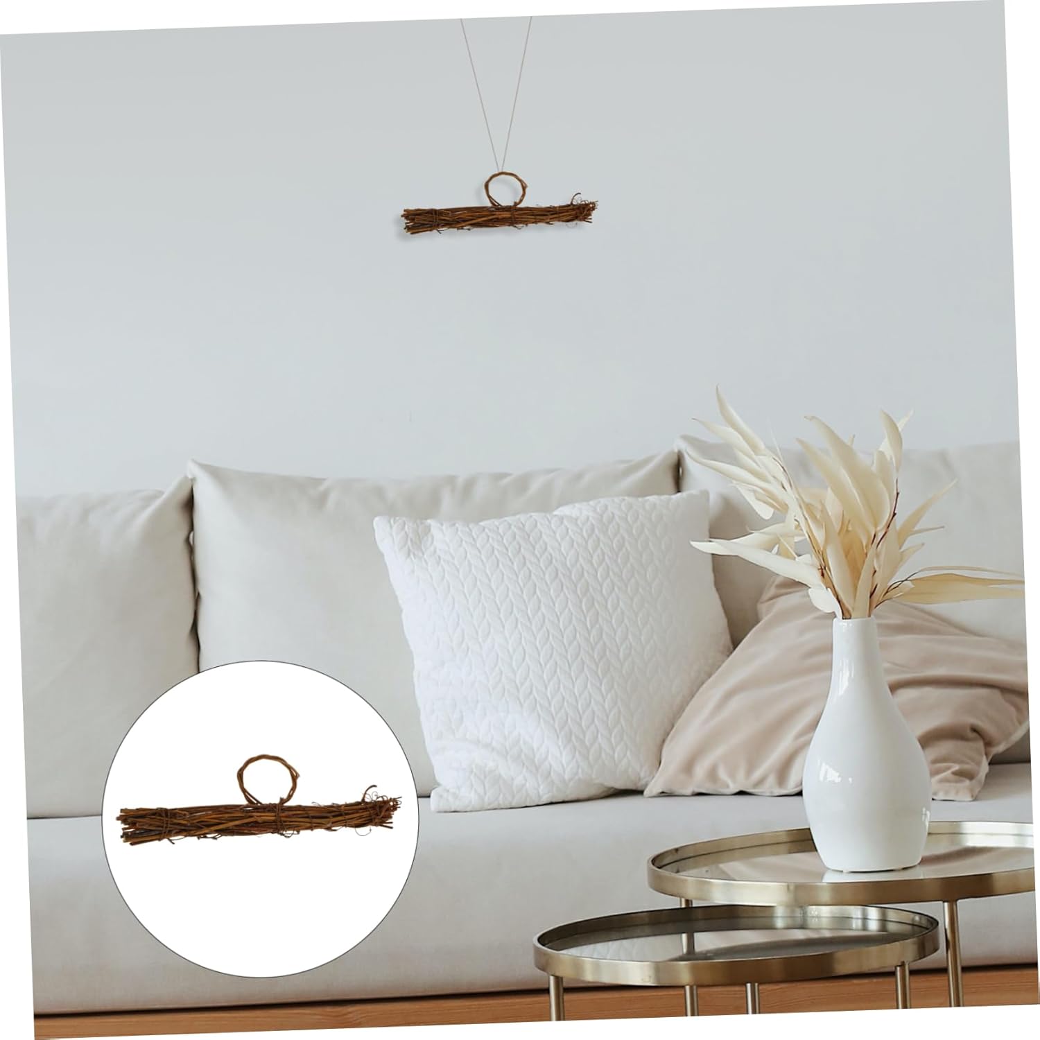 Rattan Wreath Frame for Home Decor and Crafts