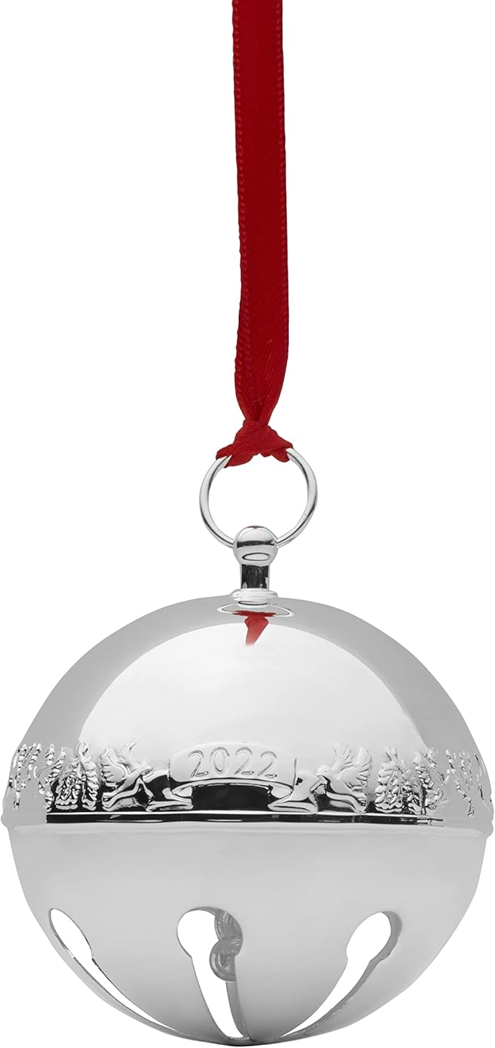 Wallace 2022 Silver Plated Sleigh Bell Christmas Ornament
