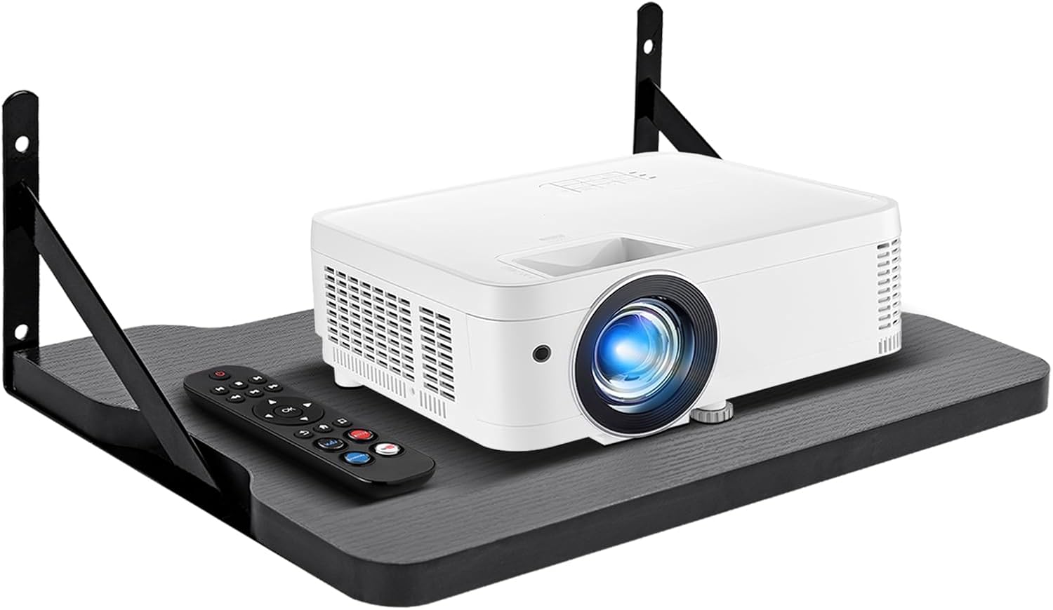 Black Small Mini Projector Shelf for Router and Modem