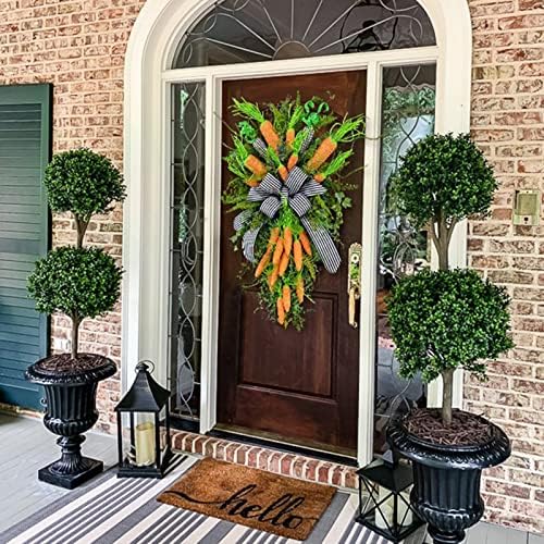 Cakina Easter Wreath Front Door Decor Spring