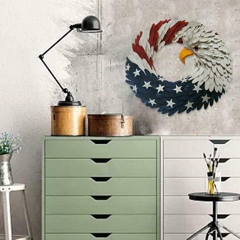 American Eagle Wreath 15 Inch Patriotic Decor