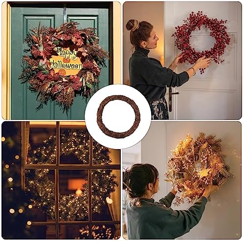 Natural Grapevine Wreath Base 12 Inch DIY Decor Wreath