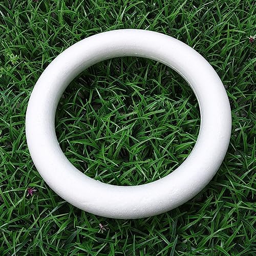 Amosfun Foam Wreath Forms 21cm for DIY Crafts