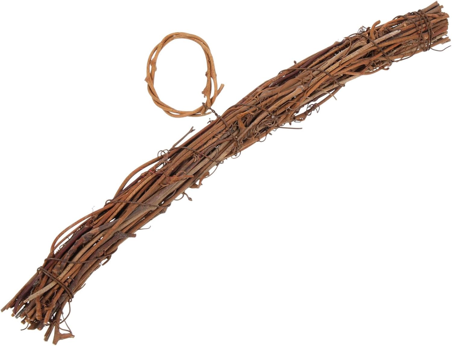 Sosoport Rattan Wreath Hanger Front Door Decor