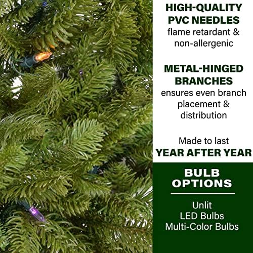 Fraser Hill Farm 48 Inch Grandland Pine Wreath Door Hanging No Lights