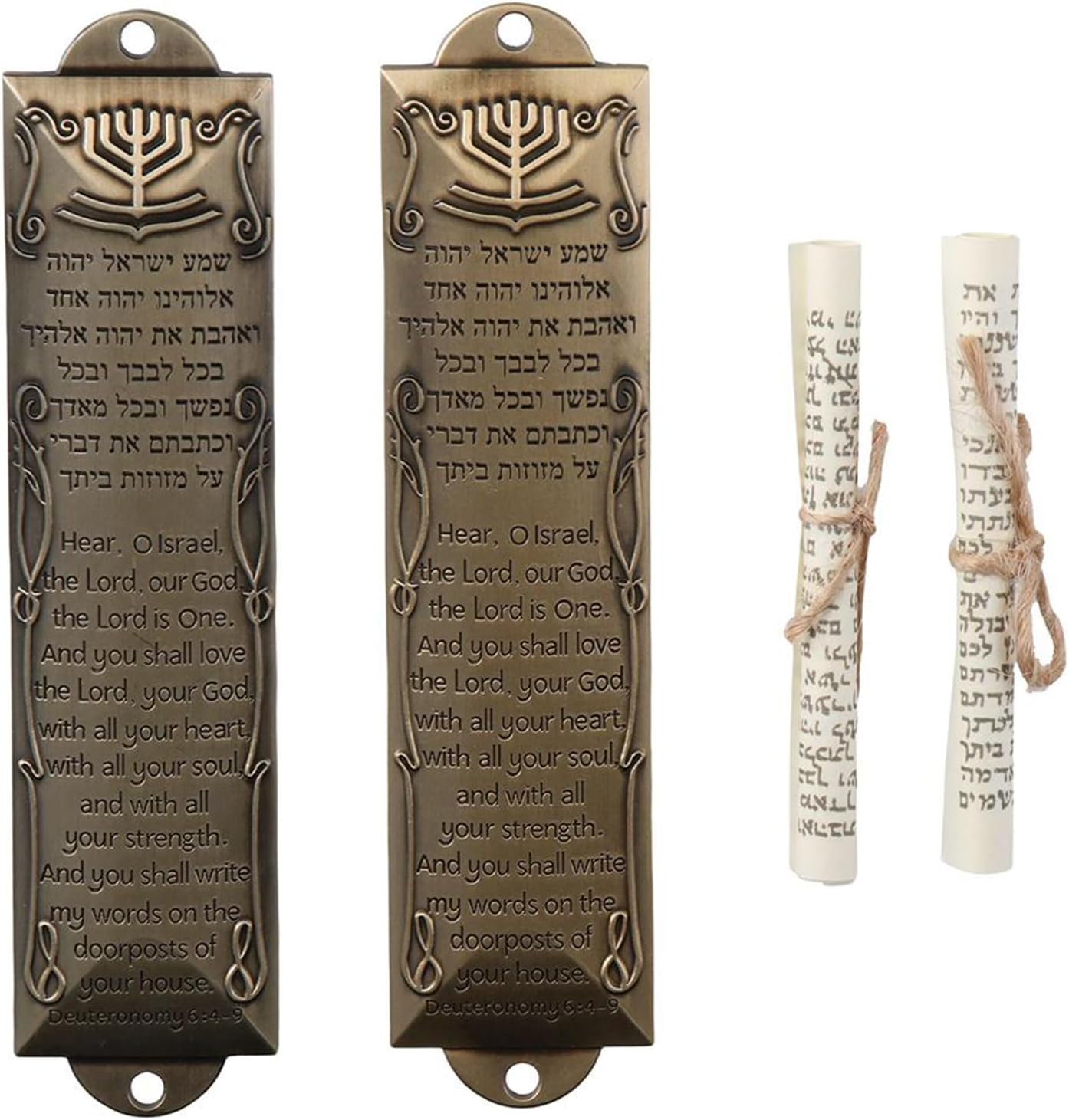 2Pcs Mezuzah Case with Easy Peel and Stick