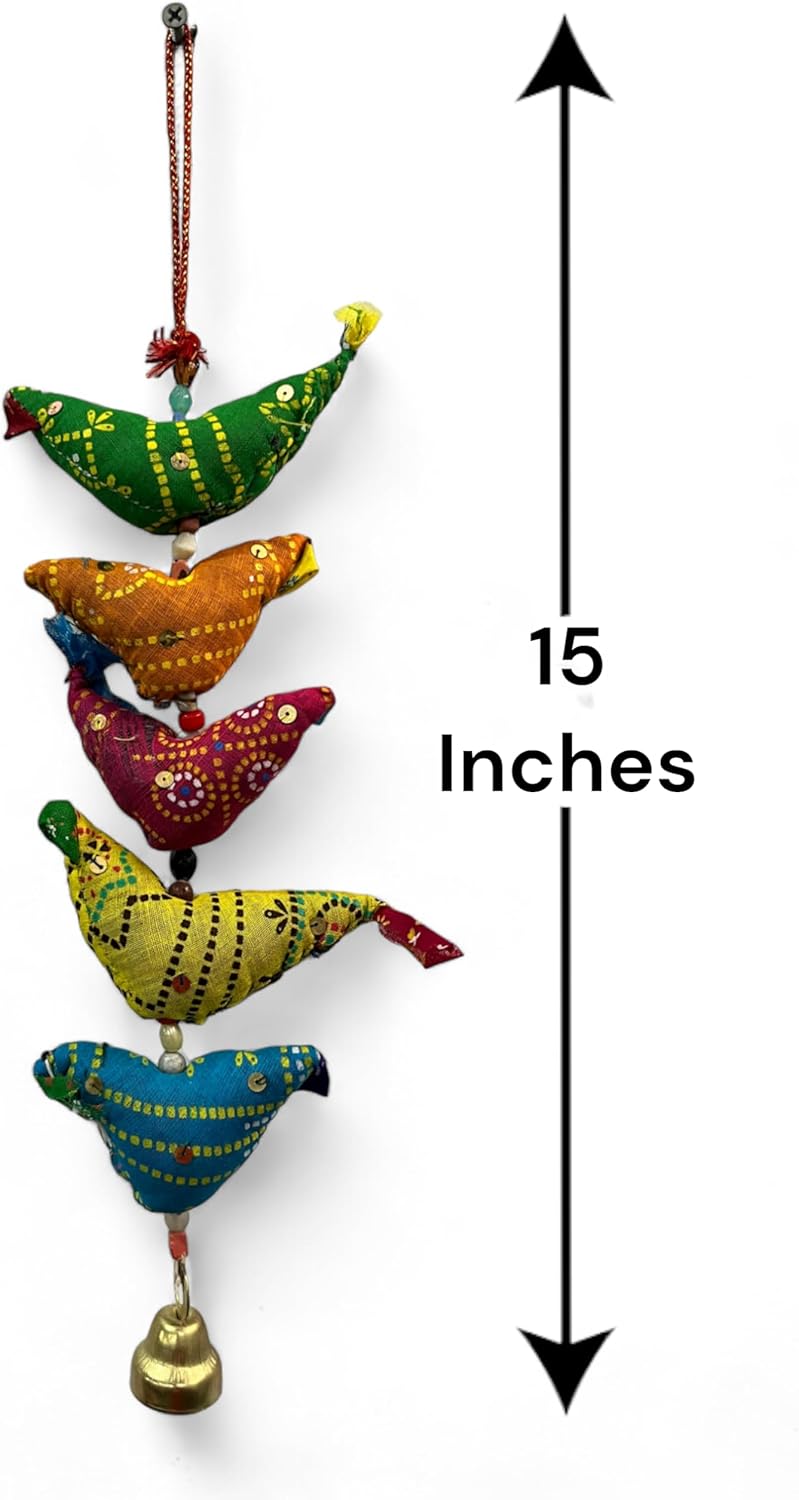 Mango Gifts Five Fat Chicks Bell Totem Prosperity Hens