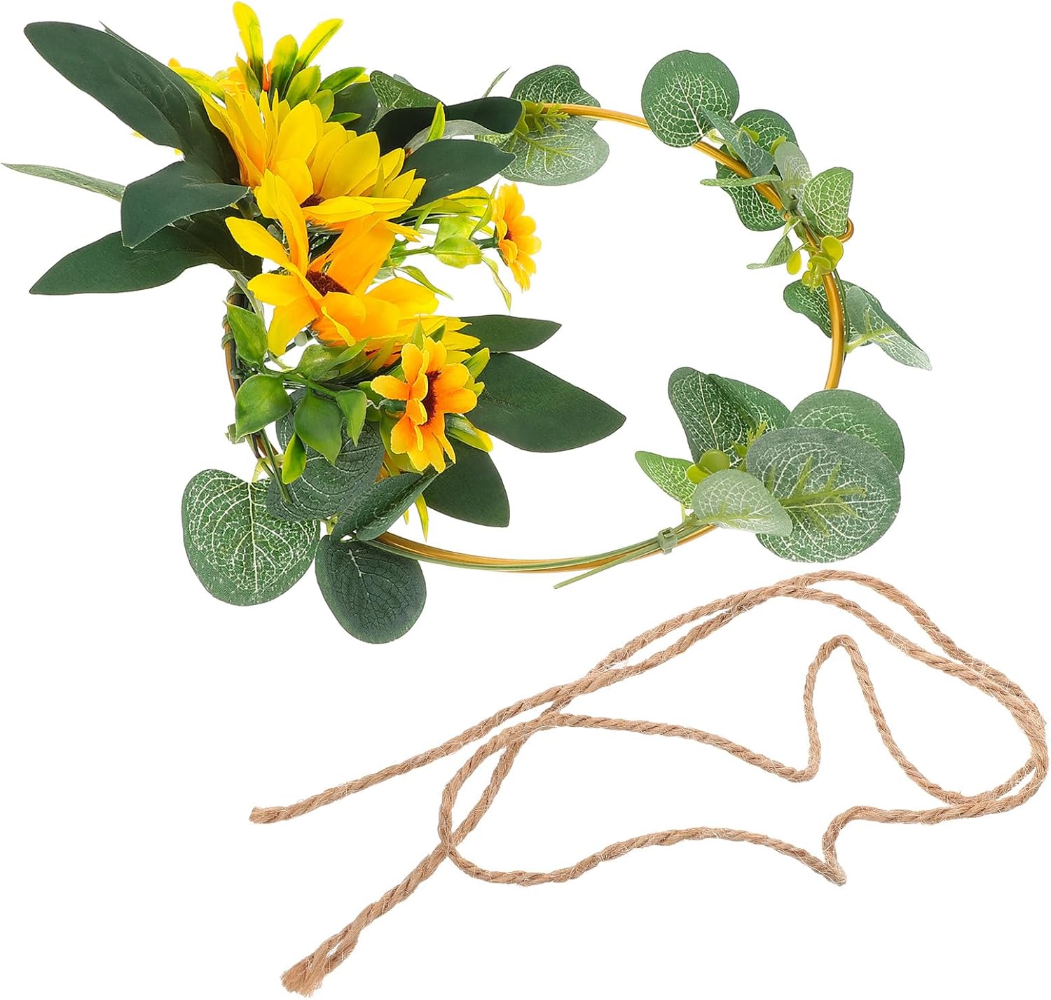 1PC Artificial Sunflower Wreath for Home Decor