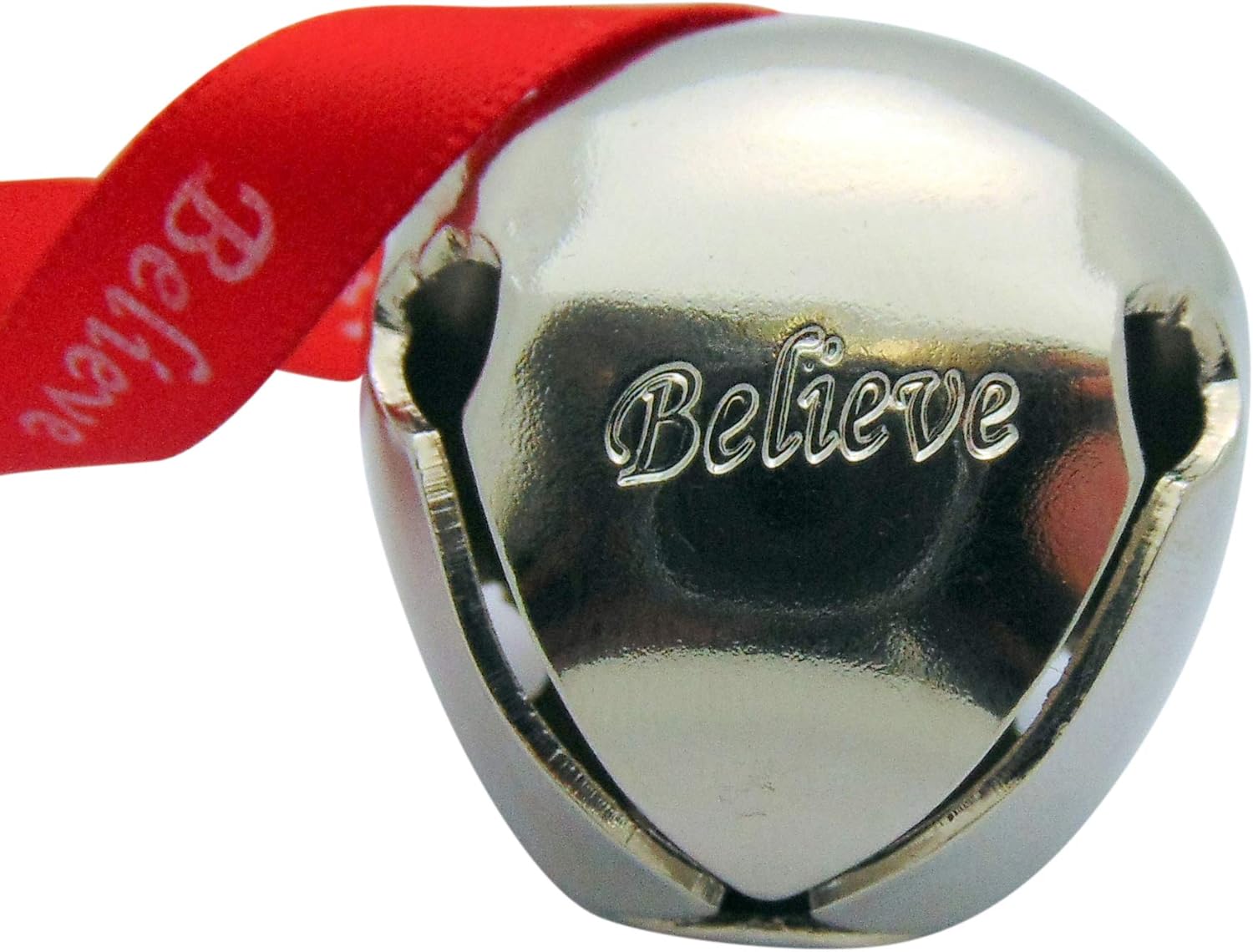 Westmon Works Believe Bell Ornament Grey Christmas Tree