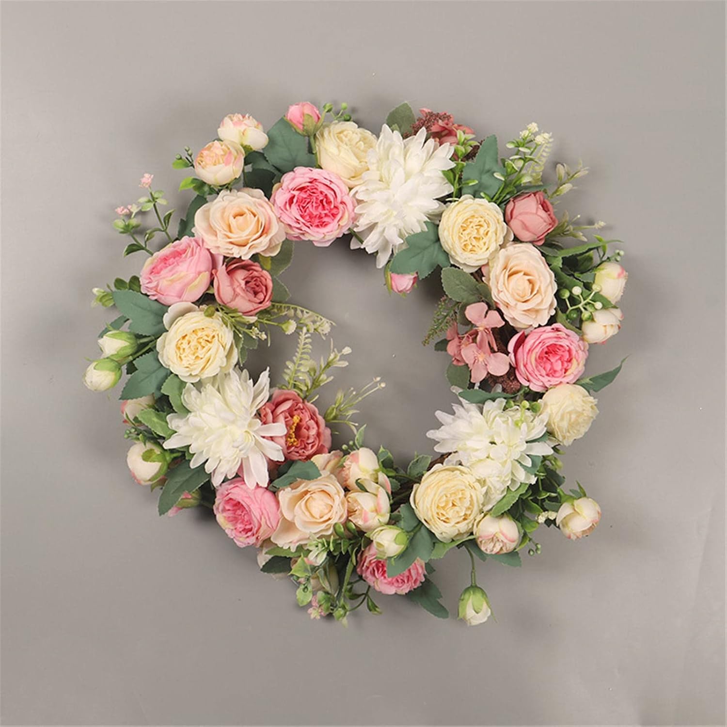 Coerni 30 Inch Yellow Wreath for Front Door