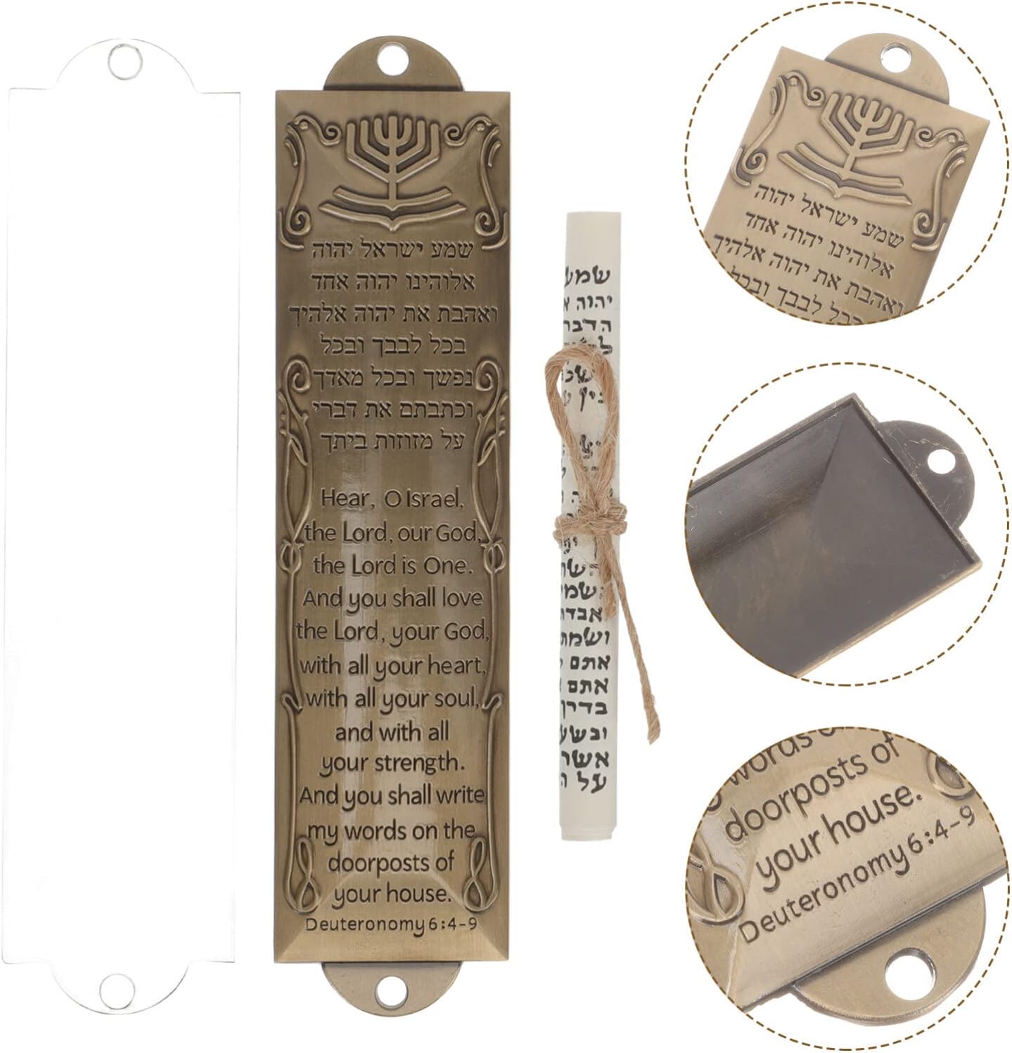 FOMIYES Holy Scroll Prayer Mezuzah Door Ornament