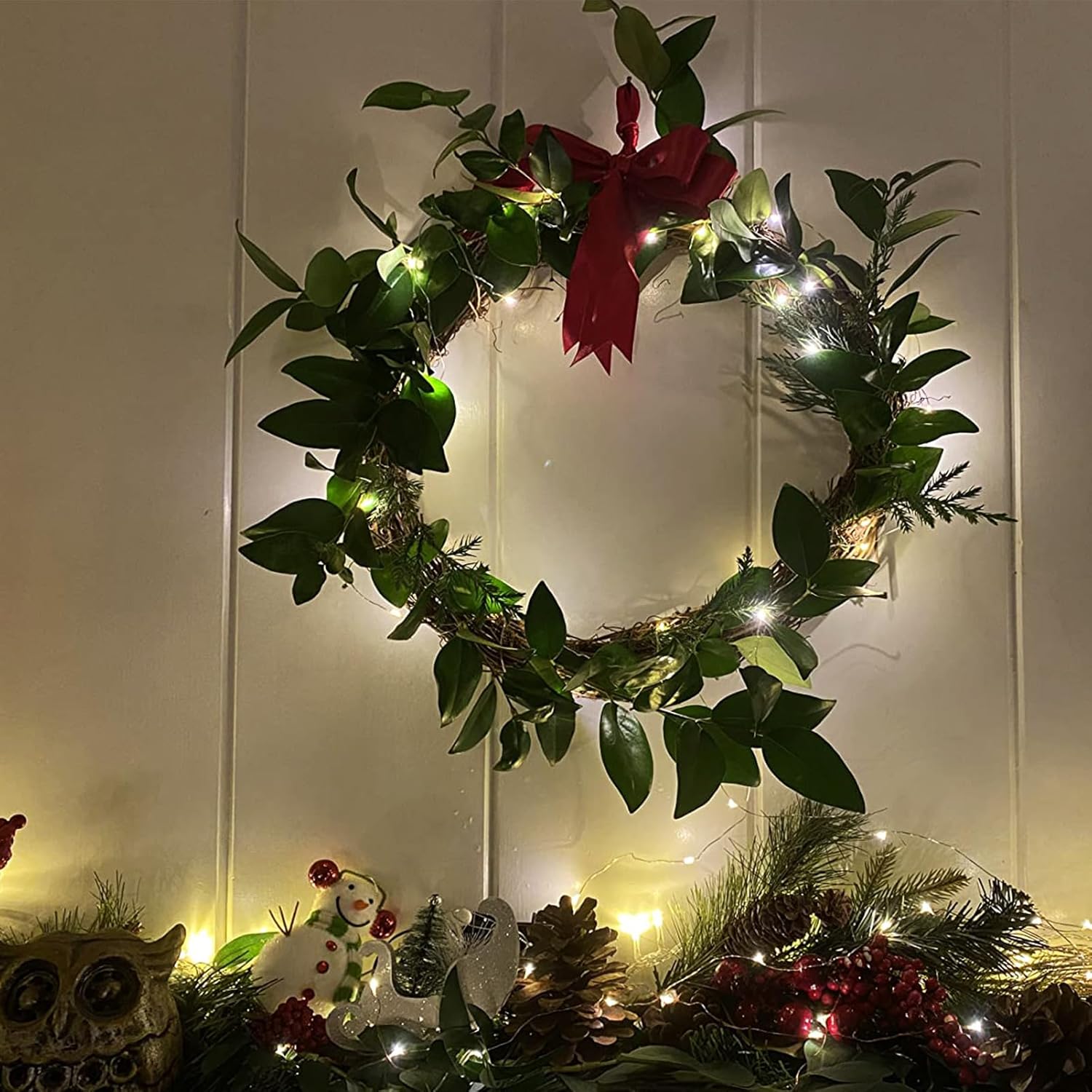 16inch Natural Grapevine Wreath Hoop for DIY Crafts