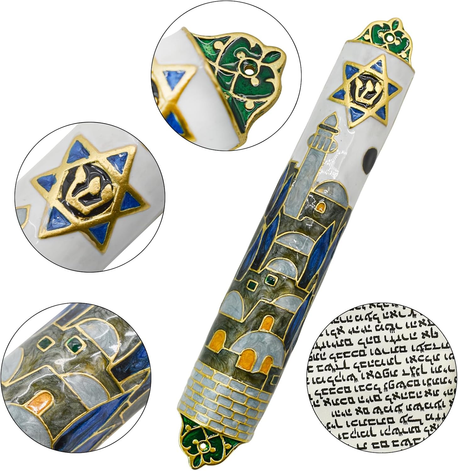 MrMrKura Mezuzah Scroll Door Blessing Case