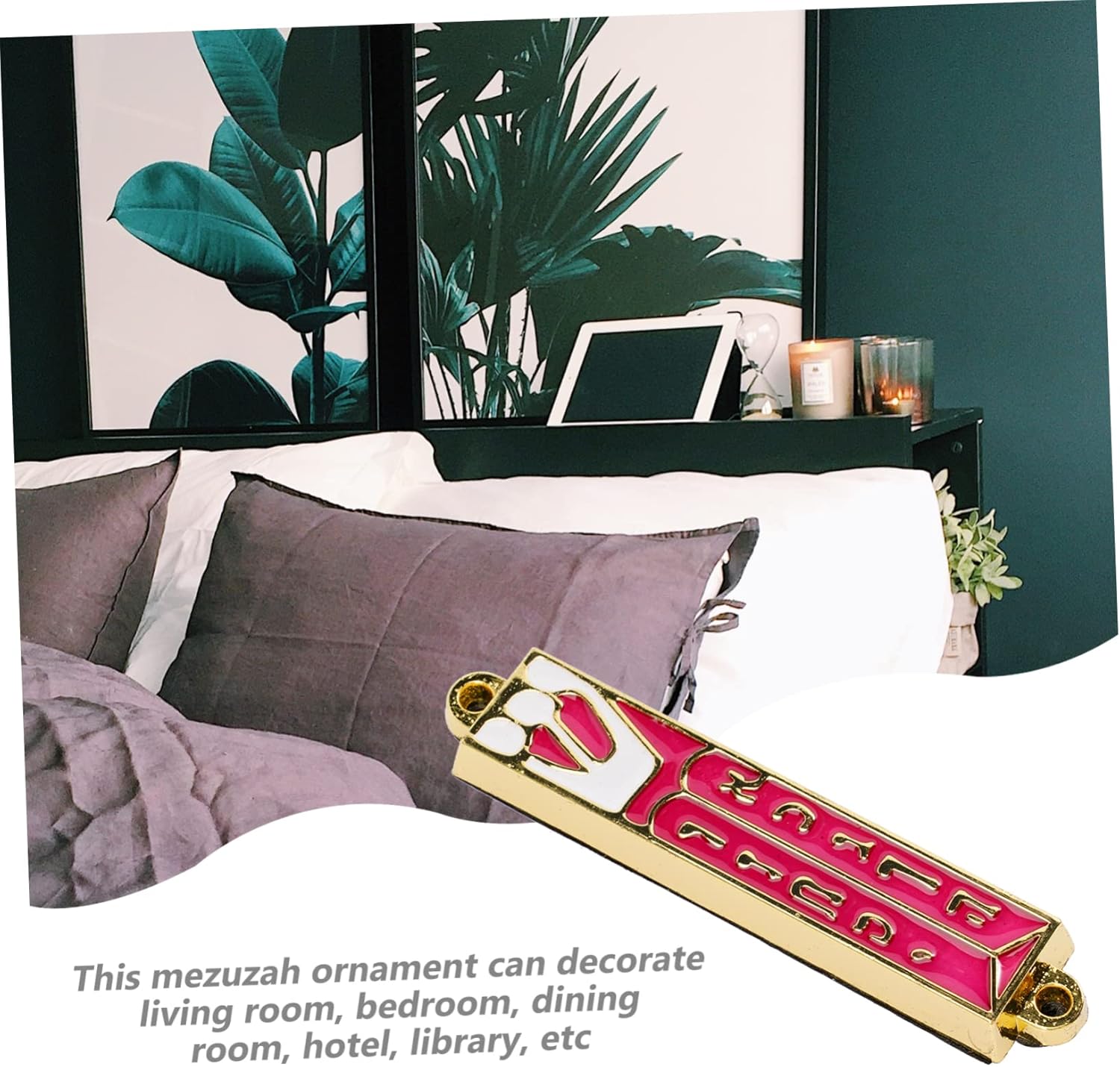 Retro Doorpost Mezuzah Jewish Religious Decor