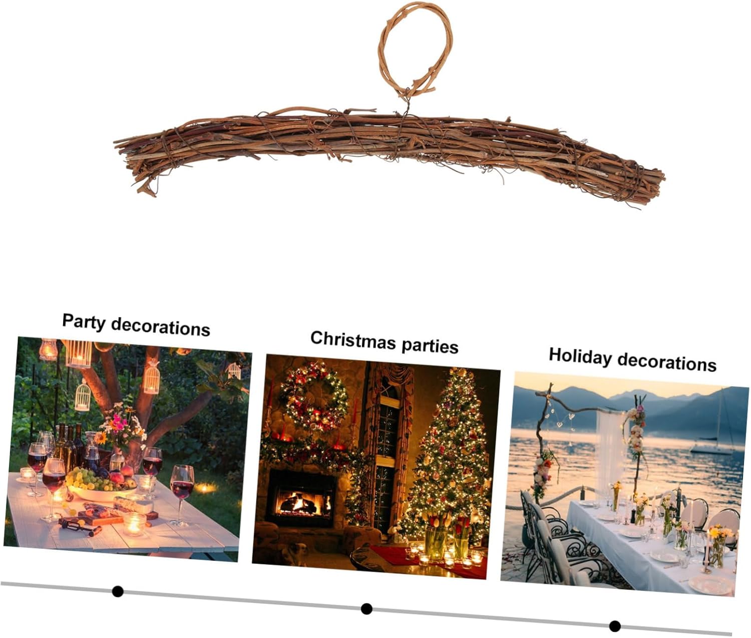 DIY Rattan Wreath Hanger for Home and Holiday Decor