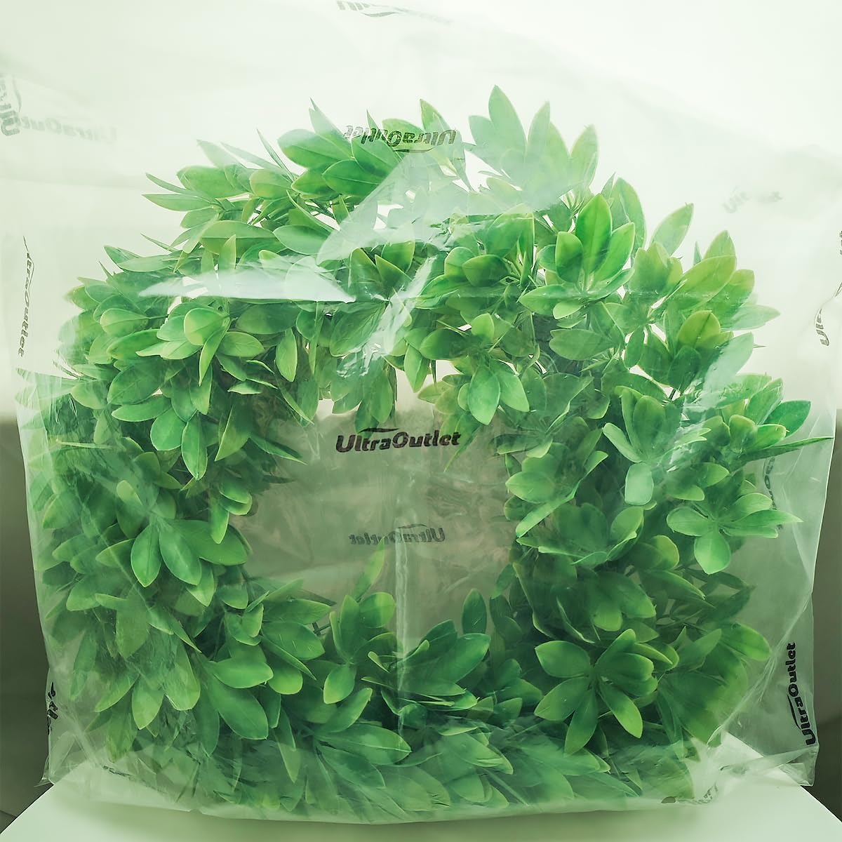 4 Pack Artificial Boxwood Wreaths 12 Inches