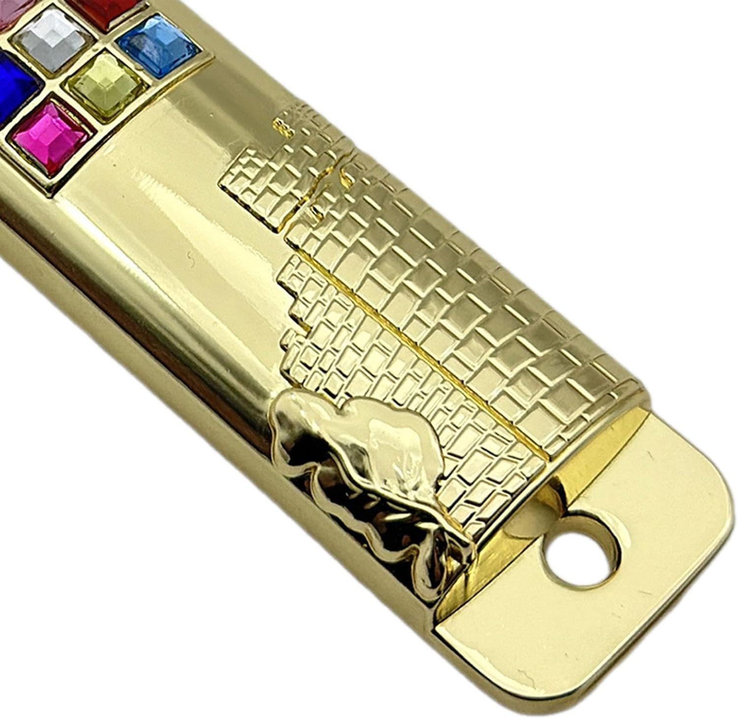 6X Door Mezuzah with Modern Zinc Alloy Design