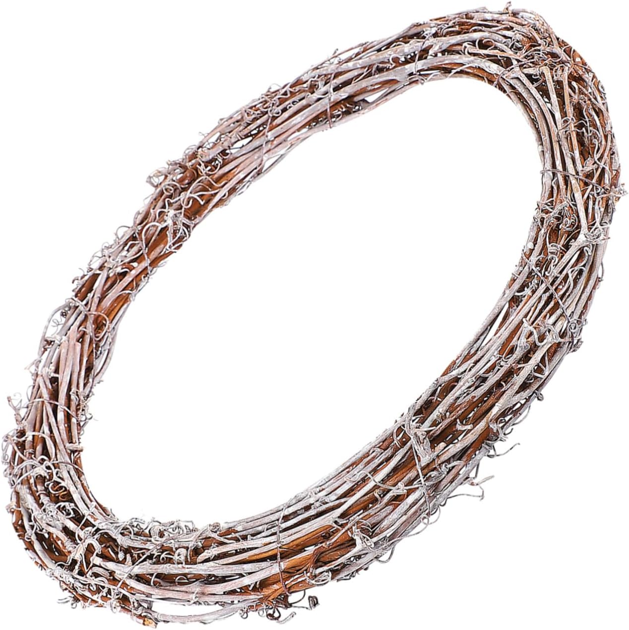 Handmade Rattan Wreath for Home Decor and Seasonal Crafts