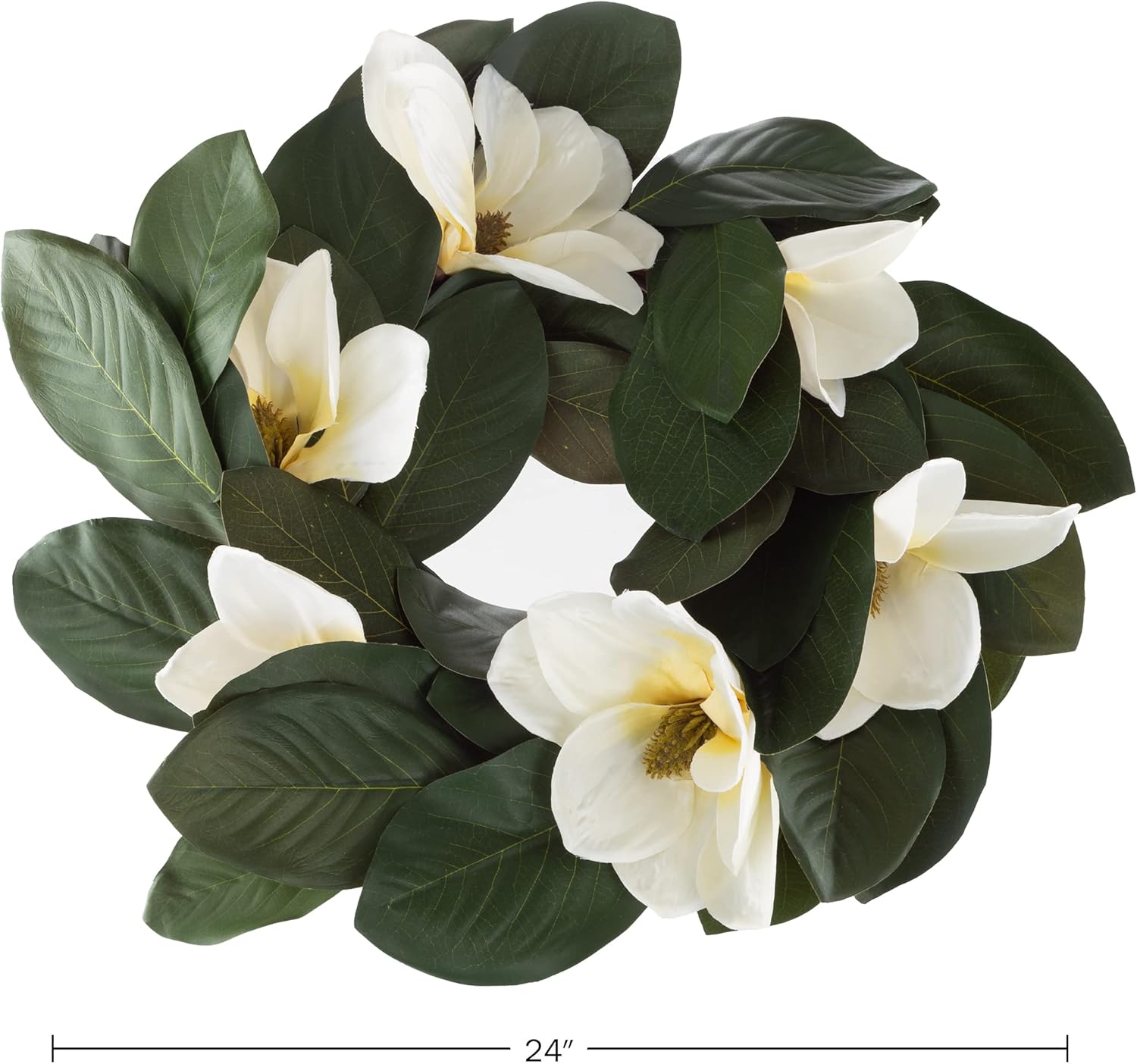 Magnolia Wreath 24 Inch Artificial Spring Door Wreath