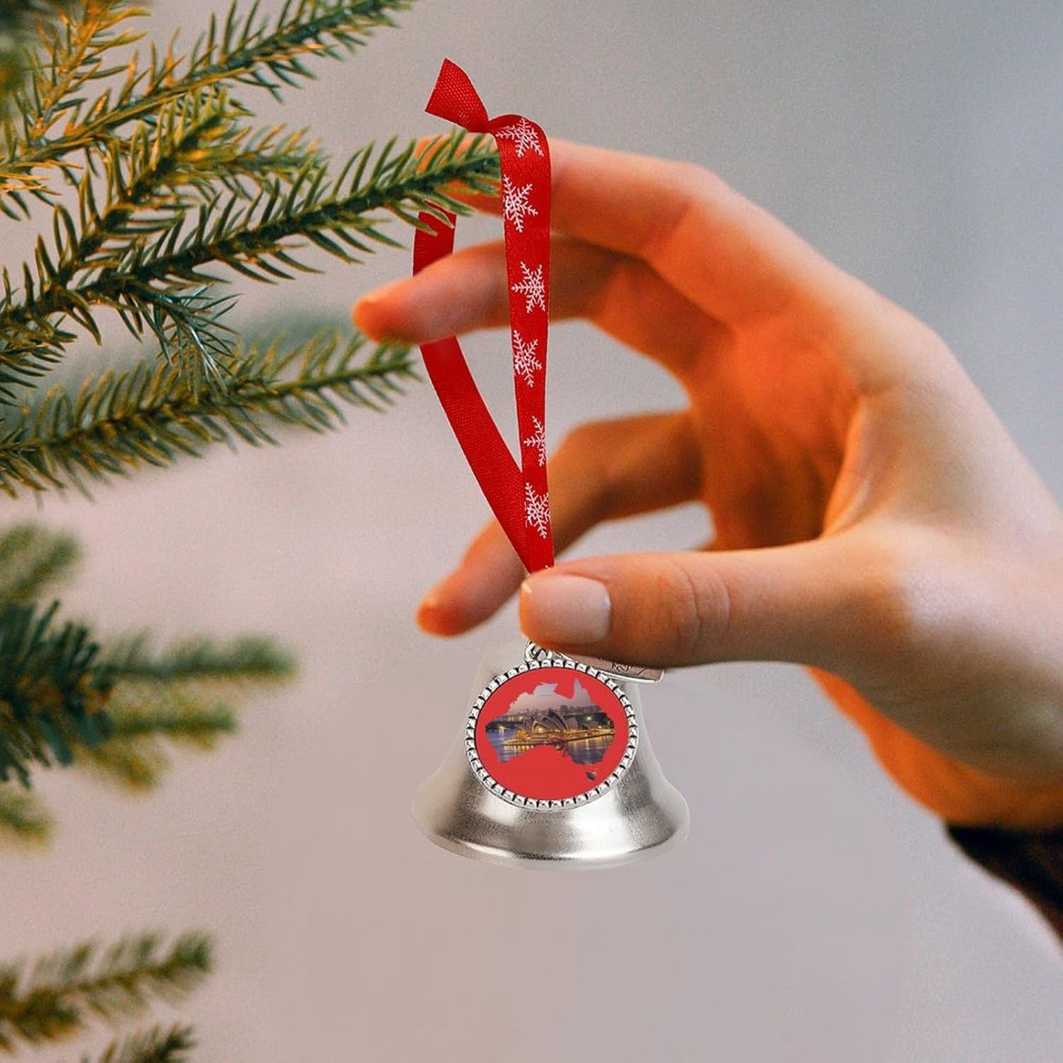 Sydney Opera House Australia Christmas Bell Pendant Decoration
