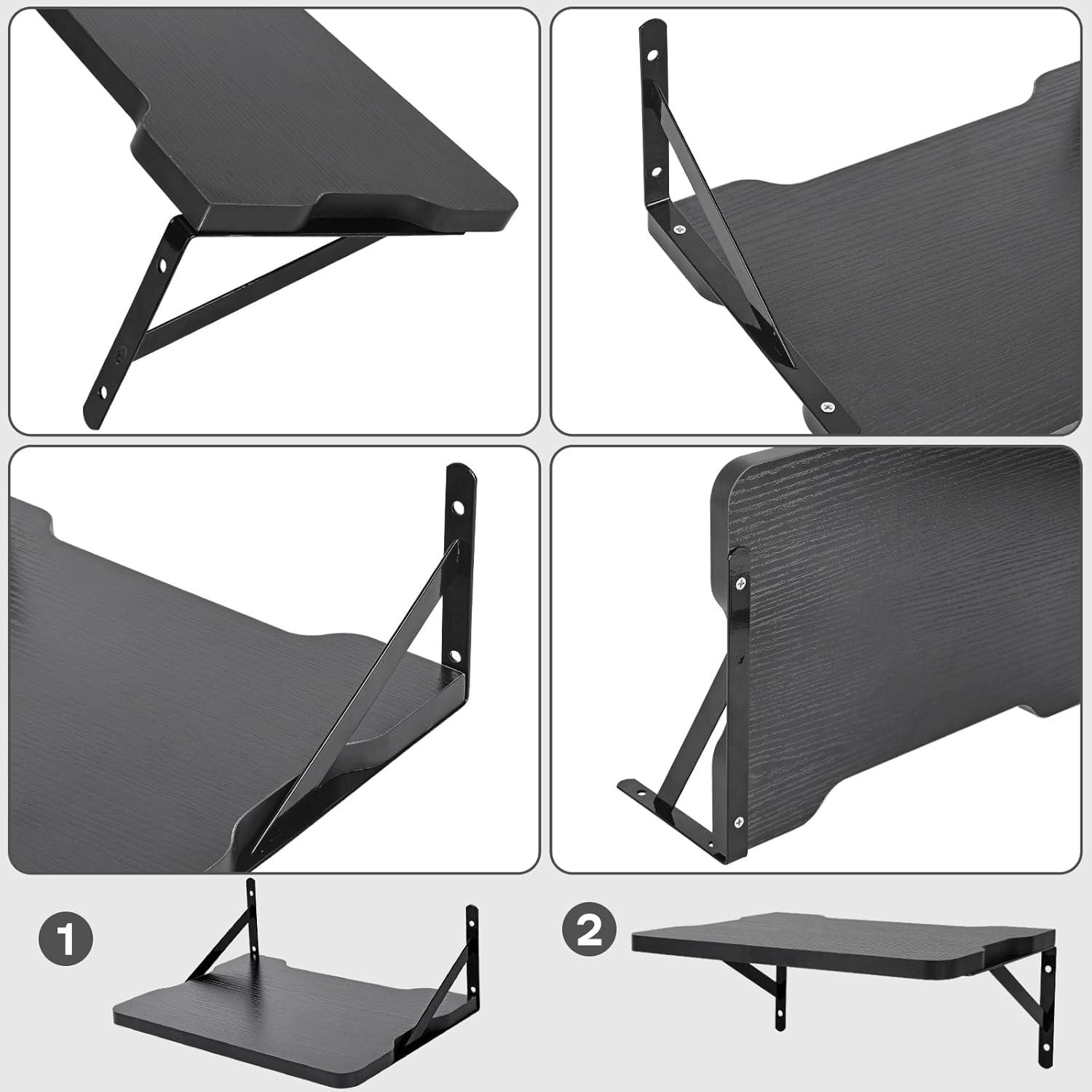 Black Small Mini Projector Shelf for Router and Modem