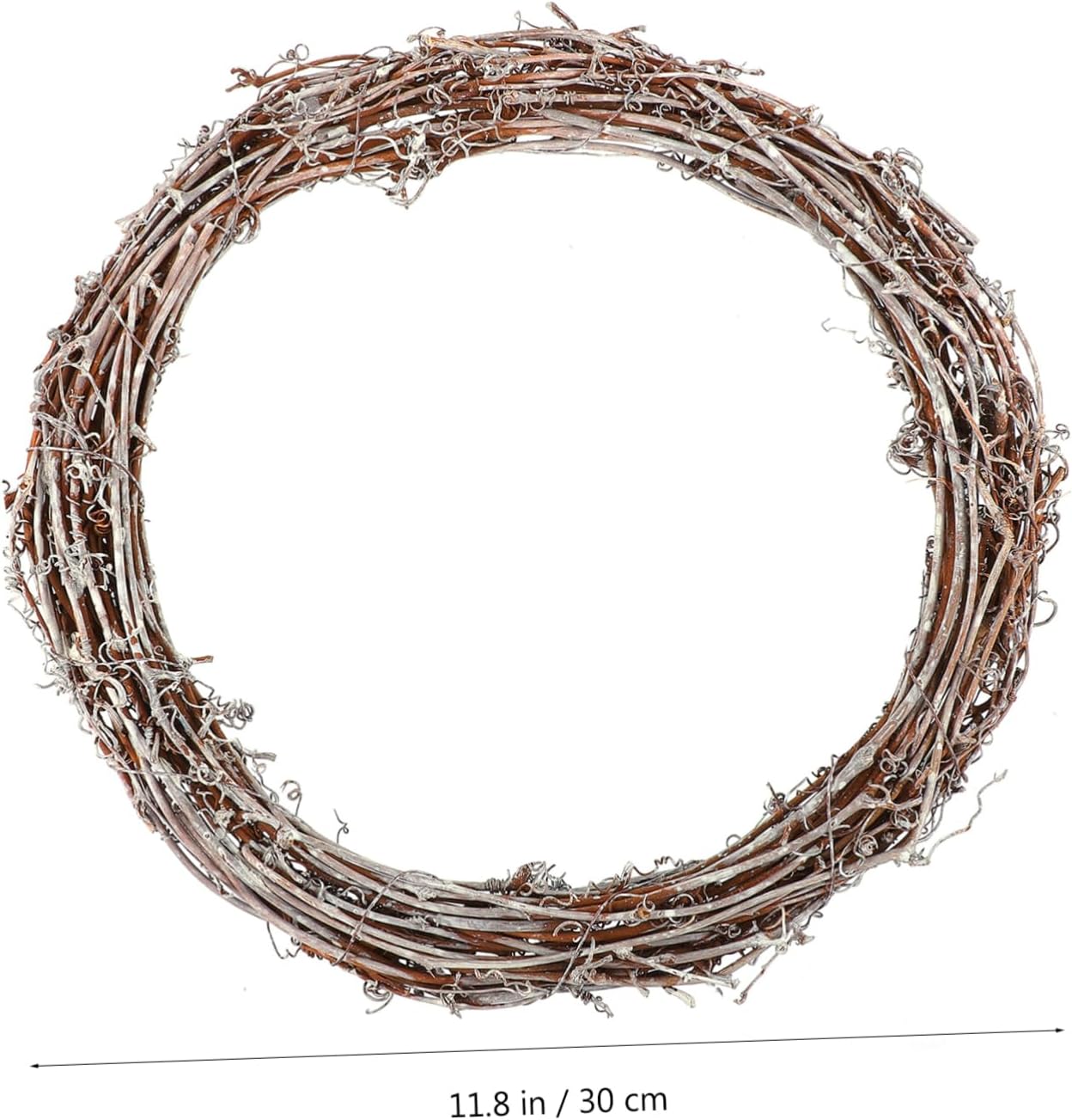Handmade Rattan Wreath for Home Decor and Seasonal Crafts