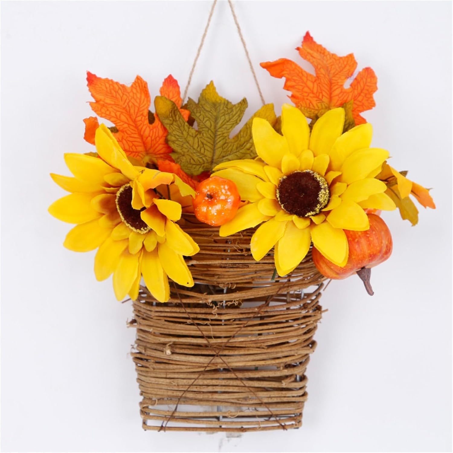 Wildflowers Cream Hydrangea Door Hanging Wreath