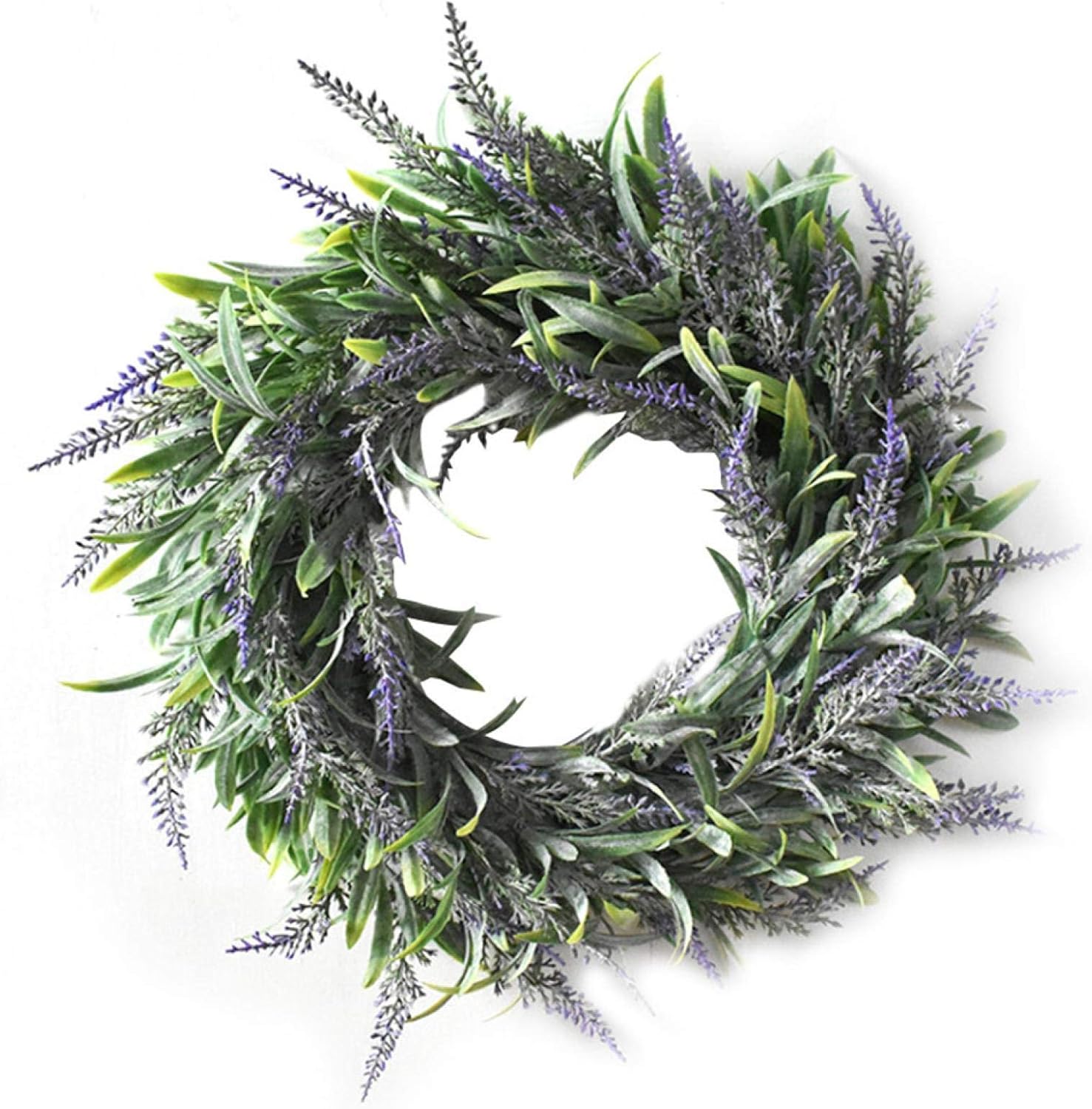 Artificial Lavender Wreath for Front Door