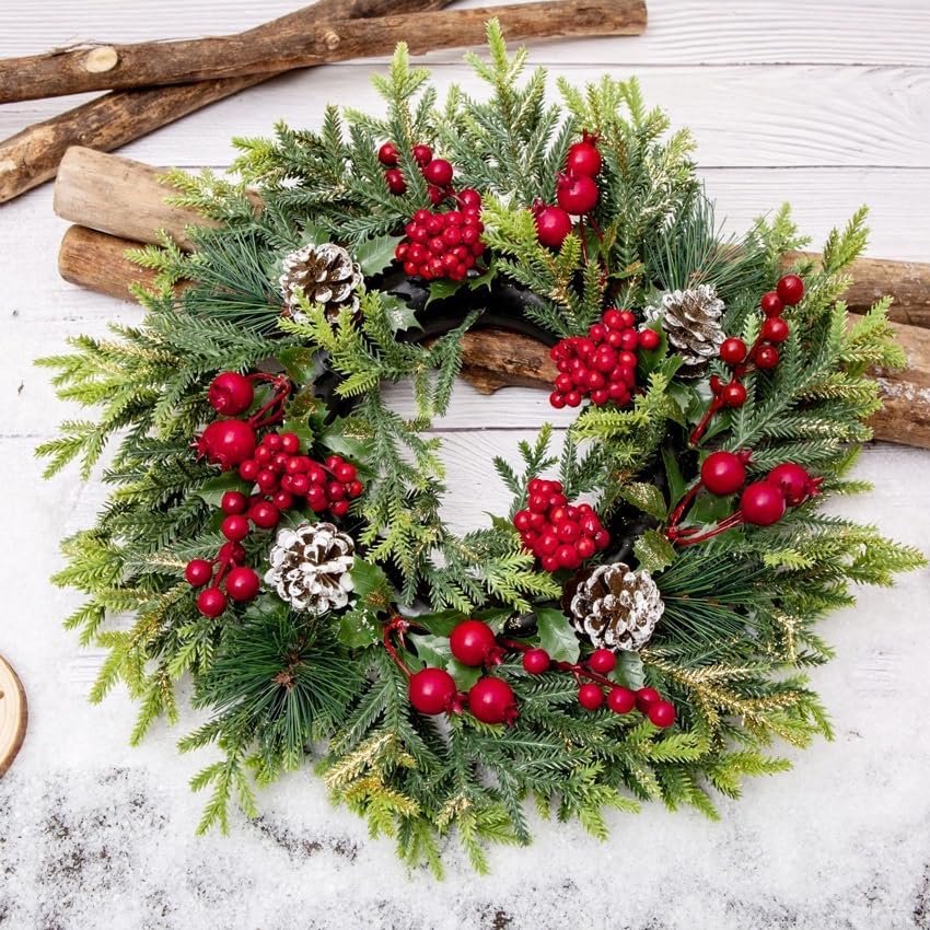 Floral Wreath Door Hanging Decoration