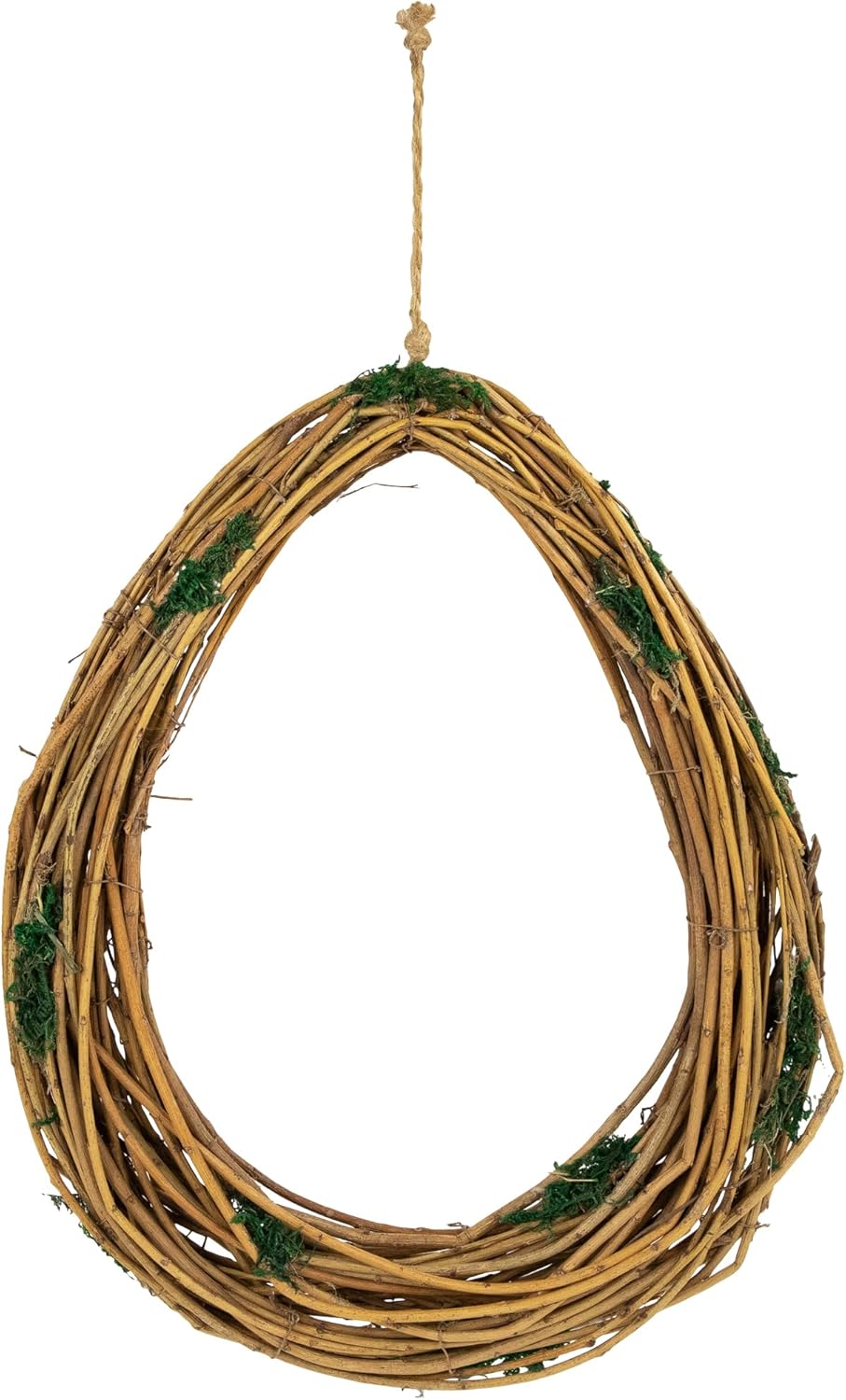 Grapevine Twig Artificial Wreath with Moss 1525 Inch